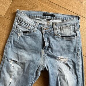 Flying monkey light Blue Distressed skinny Jeans